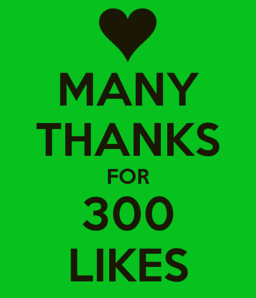 many-thanks-for-300-likes